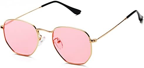 ZAMGIC Small Metal Polygon Polarized Sunglasses Vintage  display picture 1