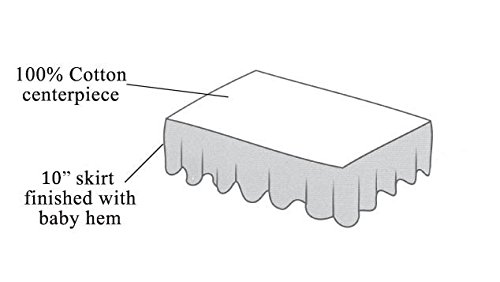 image for American Baby Company 100% Natural Cotton Percale Portable Mini Crib S