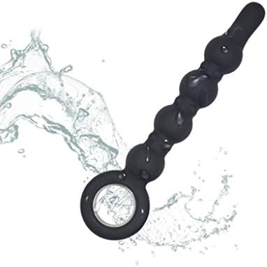 PQB 360 Degree Waterproof Back Court Large Silicone Pull Beads Ǎnal Chrysanthemum Stimulation Couple Passionate Tools Outside Wearing Mǎssage Stick Yoga Mat T-shirt