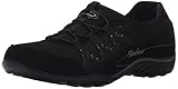 Skechers Sport Women's Breathe Easy Glimmered Up Fashion Sneaker, Black Gilmmer, 7.5 M US