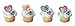 Care Bears Heart Cupcake Rings Party Favors - 24 pcs