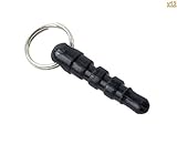 Kobwa(TM) 12 Pcs Universal 3.5mm Anti Dust Earphone Jack Cap Dust Proof Headphone Plug with Hole and Ring for iPhone/iPad/Samsung/HTC With Kobwa's Keyring