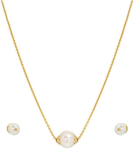 Jewellery Place Gold Plated Pearl Beads Tanmaniya Set For Woman And Girls