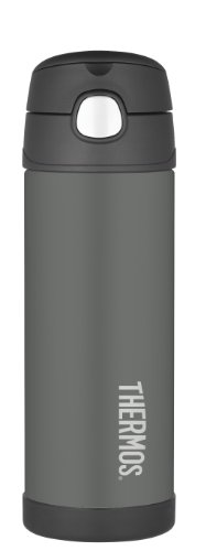 Thermos funtainer 16 ounce bottle, charcoal