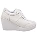 VOLATILE Cash Fashion Wedge Sneakers Platform Tennis Shoes for Women