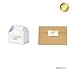 Andaz Press Metallic Gold Confetti Polka Dots Party Collection, Fancy Frame Labels Stickers, Happy Birthday!, 36-Pack