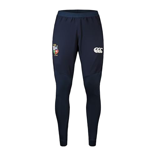 British & Irish Lions Canterbury Mens Official Canterbury Drill Tracksuit Bottoms | Rugby Trousers | Breathable, Dark Sapphire, 2XL