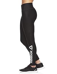 Pantalones de compresión Reebok para mujer, de longitud completa, de compresión
