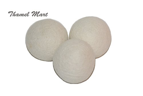Wool Dryer Balls-3 balls in Packets,100% Pure Wool dryer balls by felts Design