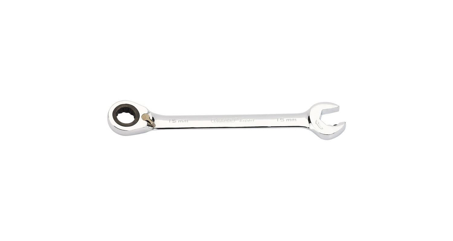 Draper Expert 06846 15mm O/E Rev Ratchet Spanner