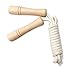 Cotton Jump Rope for Kids - Wooden Handle - Adjustable Cotton Braided Fitness Skipping Rope - Outdoor Fun Activity, Great Party Favor, Exercise Activity …