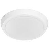 GetInLight 7 Inch Flush Mount LED Ceiling Light with ETL Listed, Soft White 3000K, Matte White Finish, IN-0302-2-WH