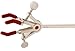Talboys 916109 Nickel-Plated Zinc 3-Prong Dual Adjustment UltraJaws Extension Heavy-Duty Clamp, 11mm Diameter x 127mm Length Arm, 103mm Grip Size, Large