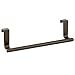 mDesign Over-the-Cabinet Kitchen Dish Towel Bar Holder - 9