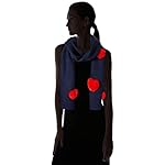 BCBGeneration Women's Faux Fur Heart Applique Scarf BCBGeneration Women's Faux Fur Heart Applique Scarf