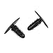 uxcell 50pcs 7mm Plastic Fastener Rivet Clips Bumper Shield Retainer Auto Body Clips