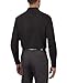 Van Heusen Men's Dress Shirt Regular Fit Poplin Solid, Black, 18.5