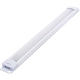GE Premium Slim LED Light Bar, 24 Inch Under Cabinet Fixture, Plug-In, Convertible to Direct Wire, Linkable, 803 Lumens, 3000K Soft Warm White, High/Off /Low, Easy to Install, 38848