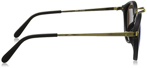 zeroUV ZV-8591k Vintage-Inspired Round Horned Rim P-3 Frame Retro Sunglasses