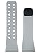 LIfeTrak Super-Soft ComfortFit Band - Reversible/Interchangeable, Black/Titanium