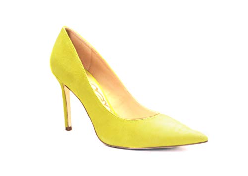 Sam-Edelman-Hazel-Dress-Pump-Lilac-Yellow-Snake-Leather-High-Heel-Pointed-Toe
