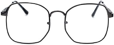 Nuni Wire Frame Nerd Bookworm Oversized Square Aviator Eyeglasses