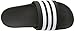 adidas Unisex-Child Adilette SC Sandal, Core Black/White/Core Black, 5