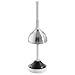 InterDesign Toilet Plunger and Holder for Bathroom Storage - Brushed Stainless Steel