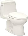 TOTO MS854114S#01 Ultramax Elongated One Piece Toilet, Cotton White