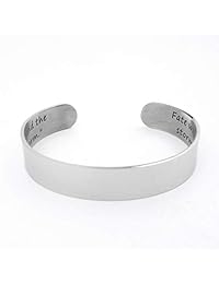ALoveSoul Encouragement Bracelet Warrior Bracelet - Fate Whispers to The Warrior ''You Cannot Withstand The Storm'' I Am The Storm Inspirational Jewelry Gifts for Women Her