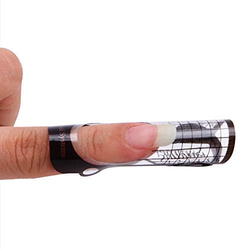 100pcs DIY Nail Art Extension Tips Extension Form Guide UV Gel Sticker Manicure Tools