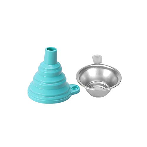 Metal UV Resin Filter Cup Silicone Collapsible Funnel Set Compatible with ANYCUBIC Foton SLA 3D Printer - Thumbnail 2