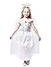 Angel Costume - White Feather Wings and Halo Headband, Photo Prop Cosplay Accessories for Kids