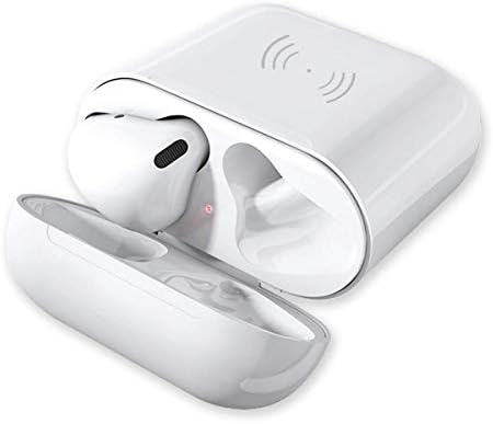 Compatible With Airpod Charging Case Airpod Charger Adapter Replacement for airpods Headphones Wireless Charging Case Replacement for Air Pods 15 Minutes Fast Charging (No Sync Button)