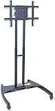 LUXOR FP2000 Flat Panel Cart Adjustable Height LCD/LED Mount, 62.5
