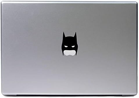 Hellweg Druckerei Decal in your Choice of colours MacBook Air Pro 13" for Batman Fans Joker Dark Knight 4x6 cm Laptop Sticker Skin - White gloss