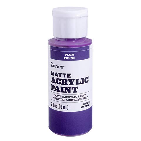 Darice DPCS188-63 Matte Plum, 2 Ounces Acrylic Paint,