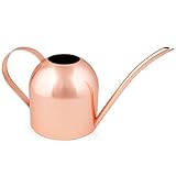 Homarden 30oz Metal Indoor Outdoor Plant Watering Can for House Plants (Copper Color)