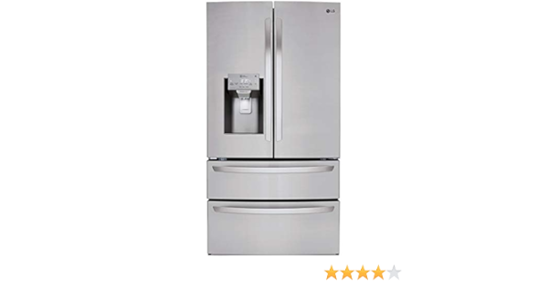 LG LMXS28626S 28 pies cúbicos Refrigerador de puerta francesa ...