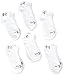 Under Armour Lo Cut Socks (6-Pair), Solid White