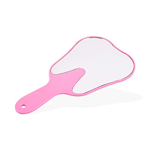 ANNWAH Cute Tooth Shaped Mirror - Hand Mirrors with Handle Makeup Mirror for Women Kids Hand Mirrors Dental Mirror Handheld Lightweight and Smooth - Thumbnail 7