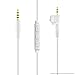 GEEKRIA Audio Cable with Mic Compatible with Bose Around-Ear AE2, AE2i, AE2w Cable, 2.5mm Aux Replacement Stereo Cord with Inline Microphone and Volume Control (5.6 ft/1.7 m)