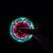 Windy City Novelties LED Glow Premium Fidget Focus Spinner Toy for Stress Relief, ADHD, Anxiety & Rave/EDM (Black)