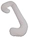 Leachco Snoogle® Original Total Body Pregnancy/Maternity Pillow with a Polycotton Sham-Style Removable Cover - Gray