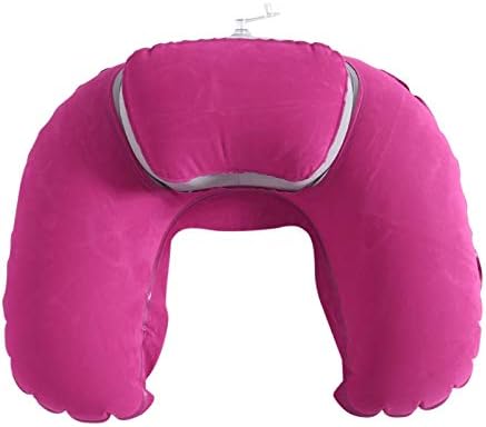 Fkloc Neck Pillow U Shaped Travel Inflatable Neck Car Pillow Head