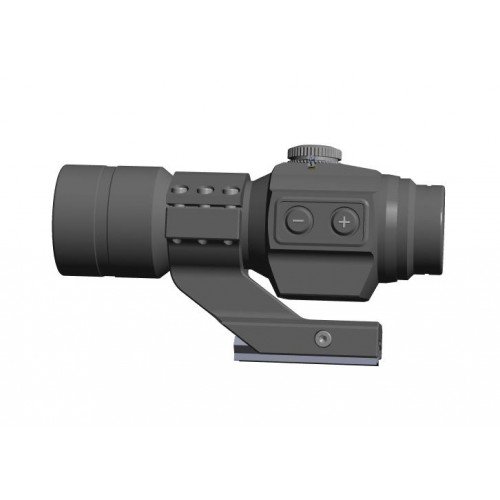 HOLOSUN HS406A Tube Red Dot Sight with 30mm Cantilever Weaver Mount - Thumbnail 2