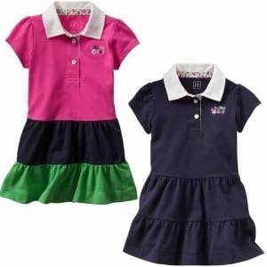 Amazon Co Jp Baby Gap ポロ ワンピース 半袖 ブルマ付 ピンク ネイビー 月齢 6ヶ月 1歳半 並行輸入品 服 ファッション小物