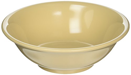 Winco MMB-22 Melamine Rimless Bowl, 22-Ounce, Tan