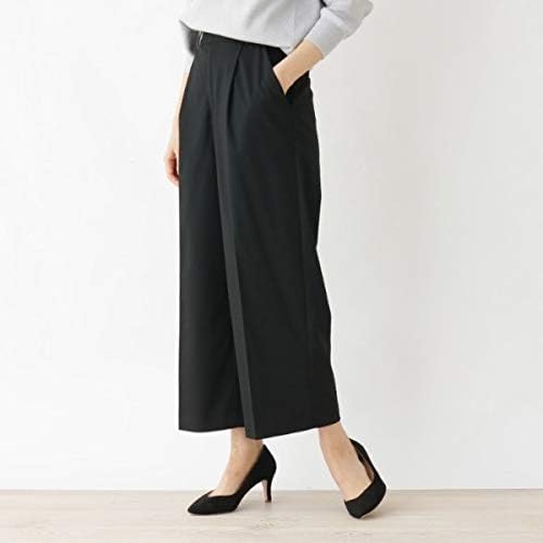 Amazon オペークドットクリップ Opaque Clip 洗える 34 Ss 42 Ll Web限定サイズ Carreman エコワイドクロップドパンツ ブラック 019 36 S ロングパンツ 通販