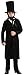 Rubies Child's Deluxe Abraham Lincoln Costume, Small, Black
